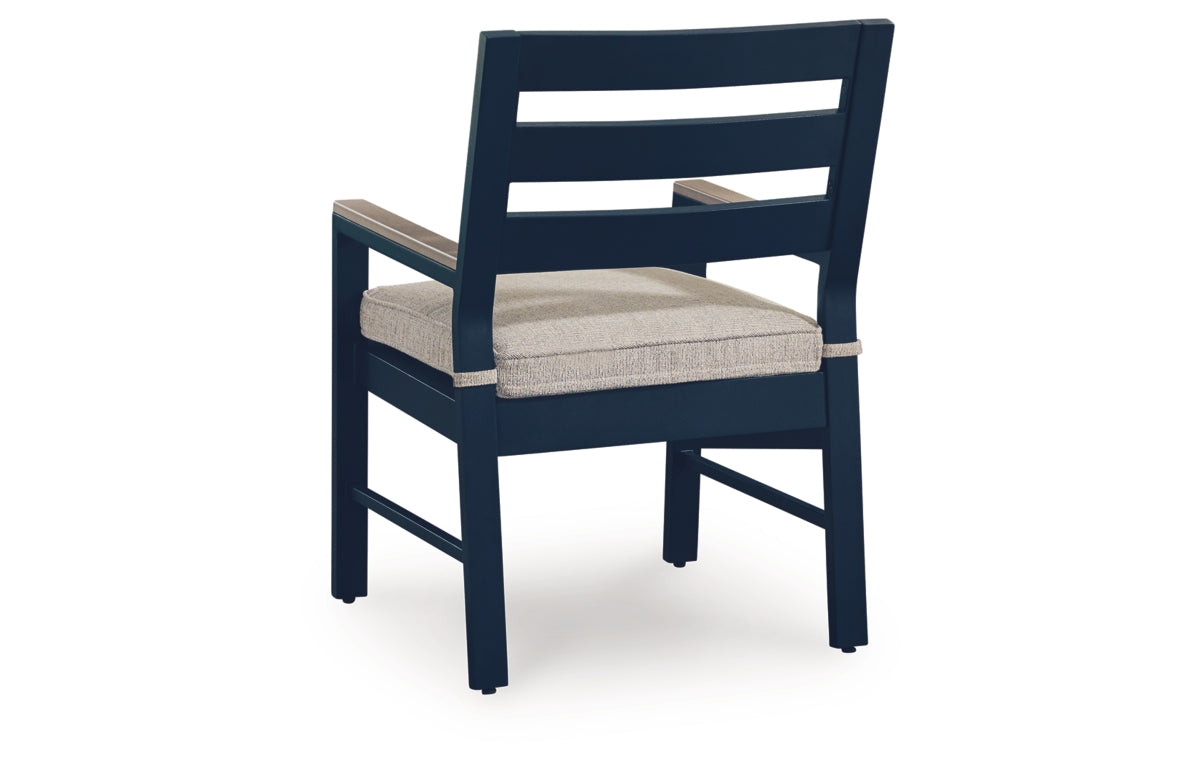 East Beach Outdoor Arm Chair with Cushion (Set of 2)