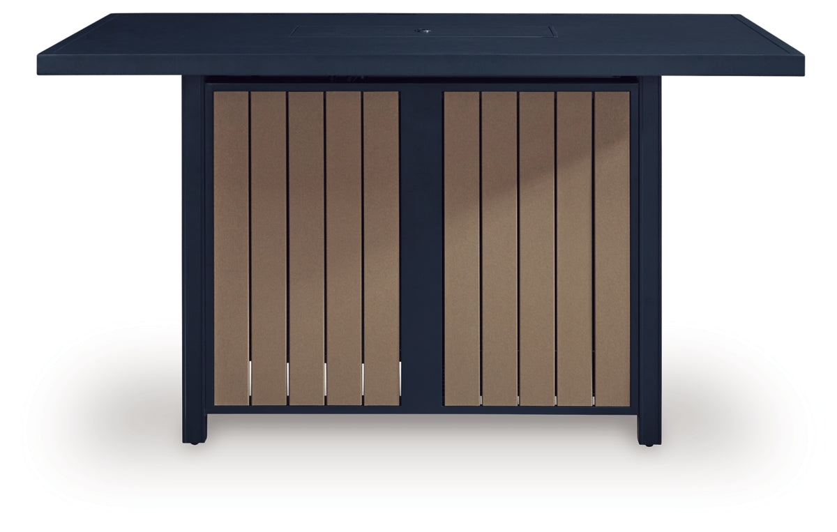 East Beach Outdoor Bar Table with Fire Pit
