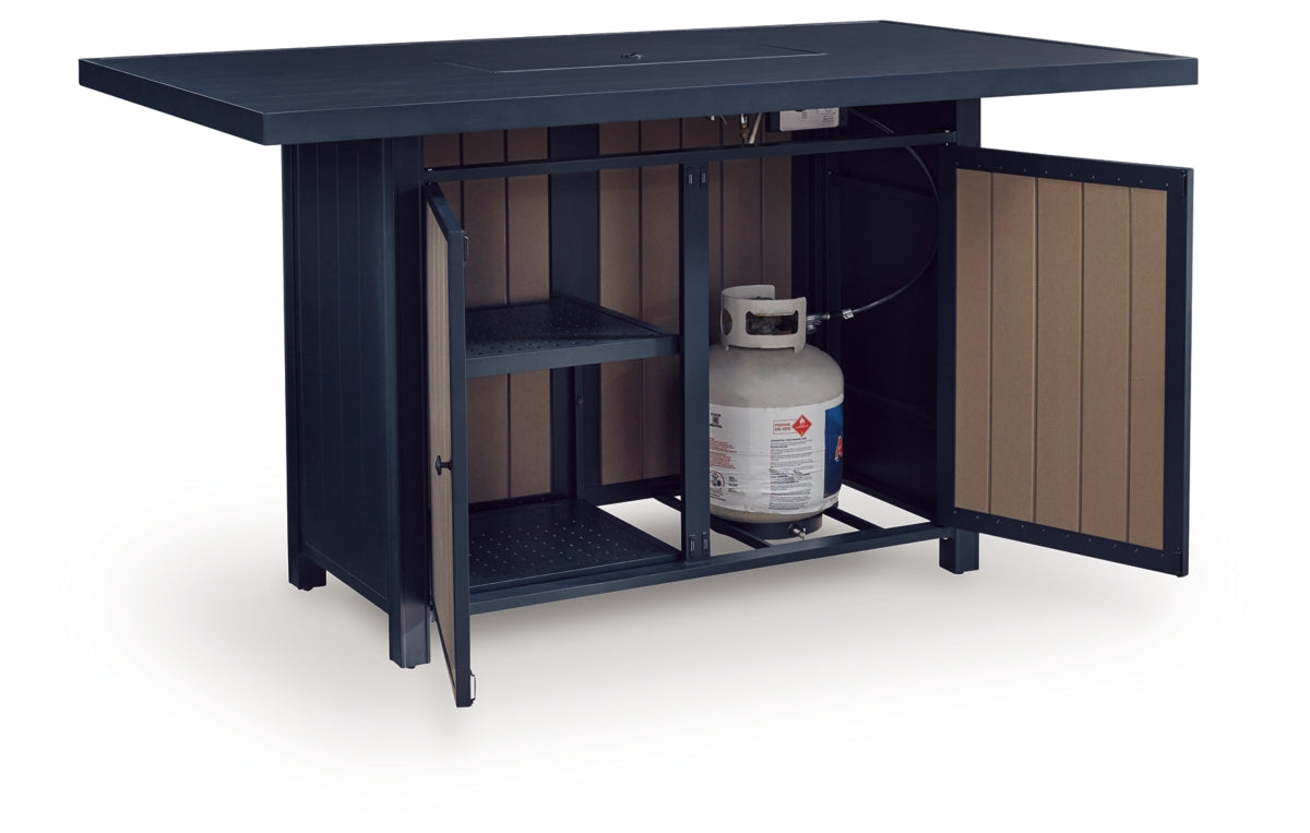East Beach Outdoor Bar Table with Fire Pit