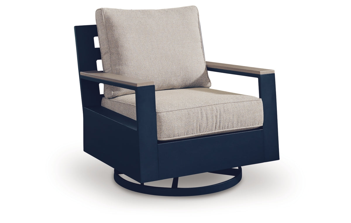 East Beach Outdoor Swivel Glider Chair with Cushion