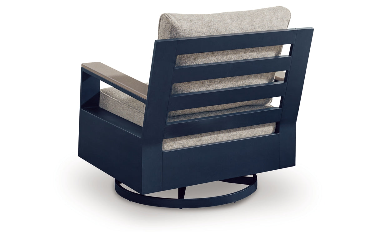 East Beach Outdoor Swivel Glider Chair with Cushion