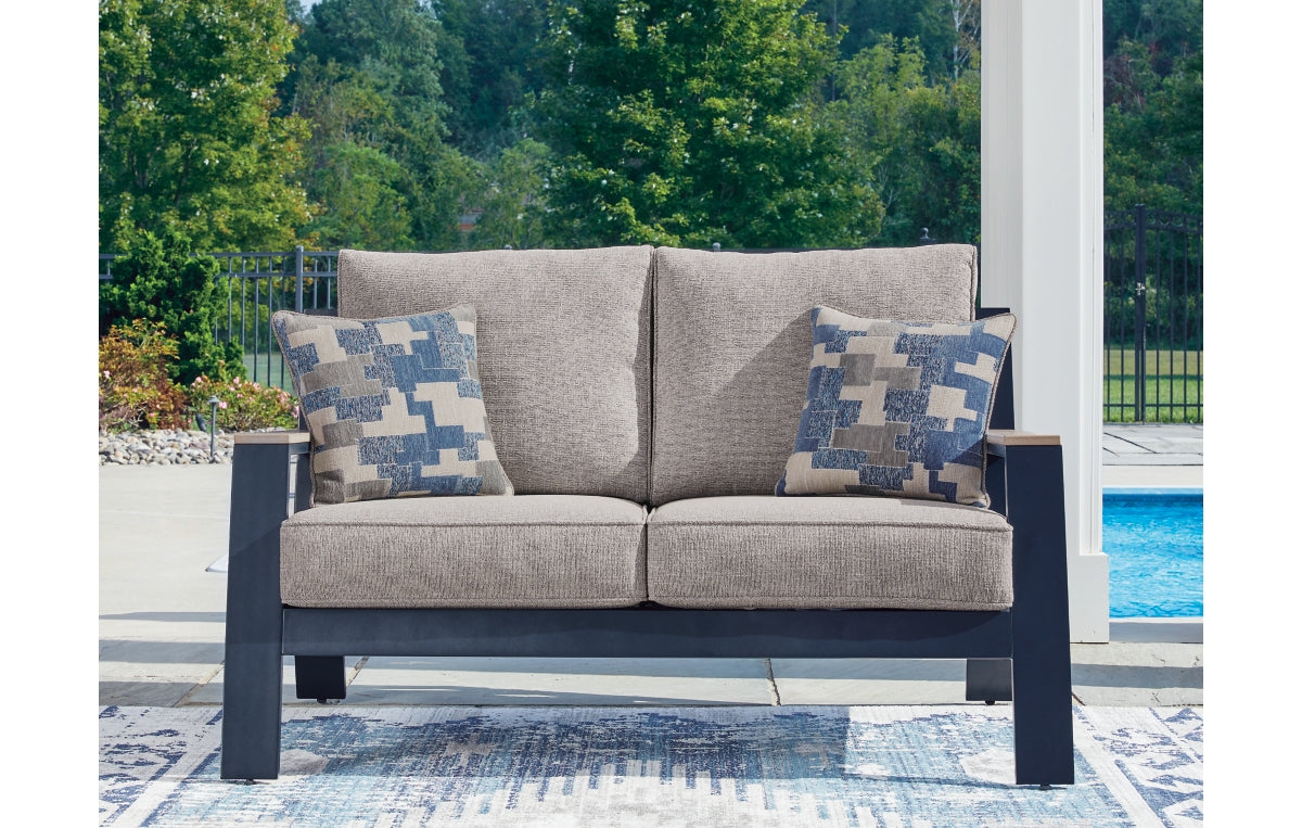 East Beach Outdoor Loveseat with Cushion