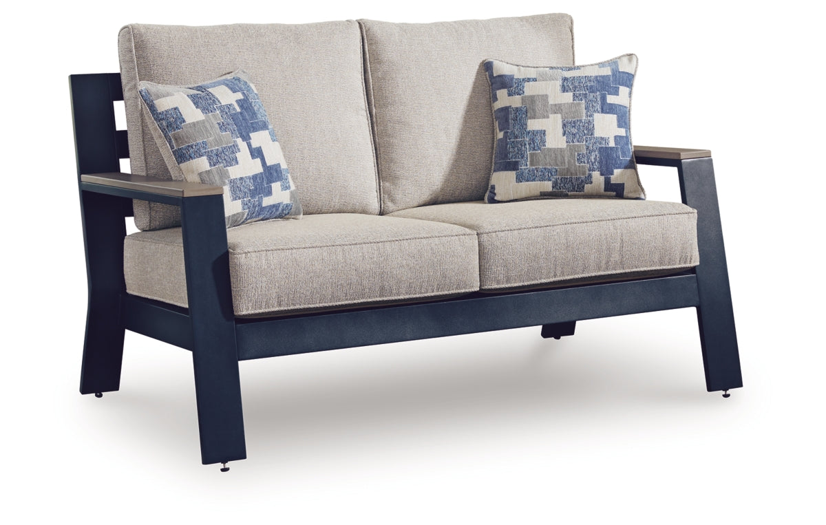 East Beach Outdoor Loveseat with Cushion