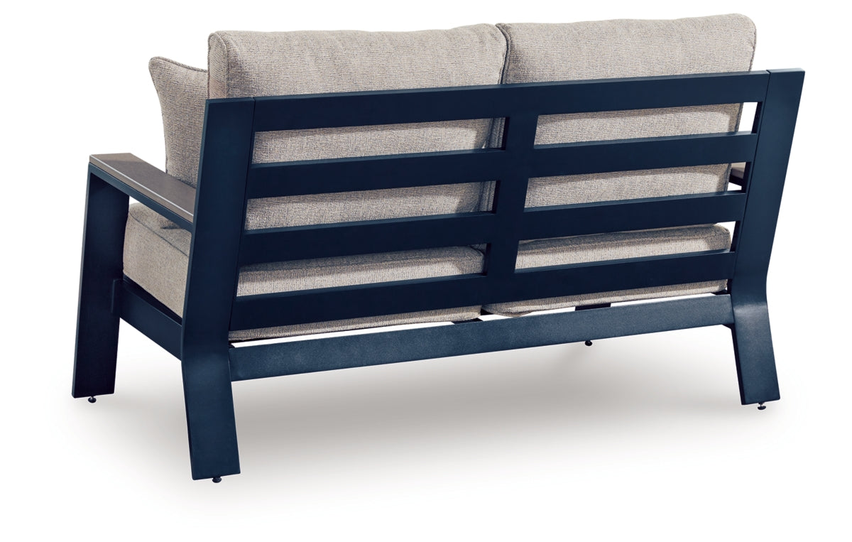 East Beach Outdoor Loveseat with Cushion