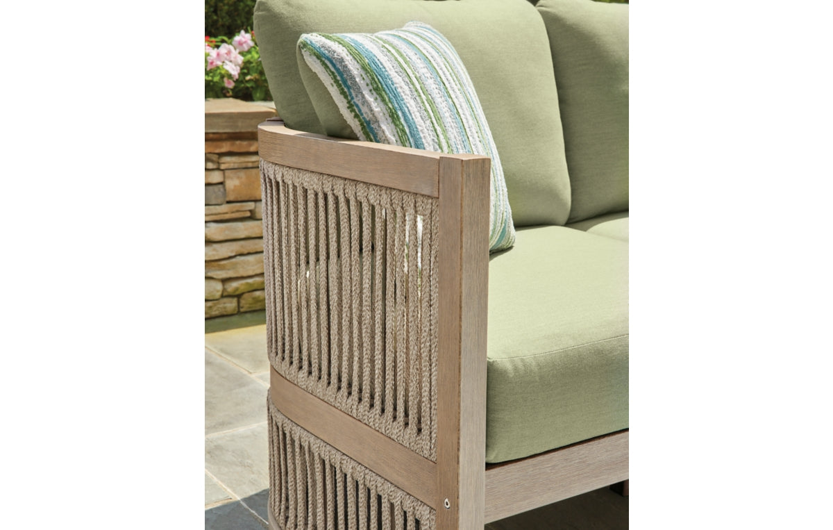 Serena Shores Outdoor Sofa with Cushion
