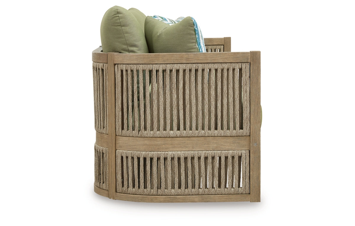 Serena Shores Outdoor Sofa with Cushion