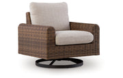 Dolan Creek Outdoor Swivel Lounge Chair with Cushion
