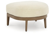 Serene Bay Outdoor Ottoman with Cushion