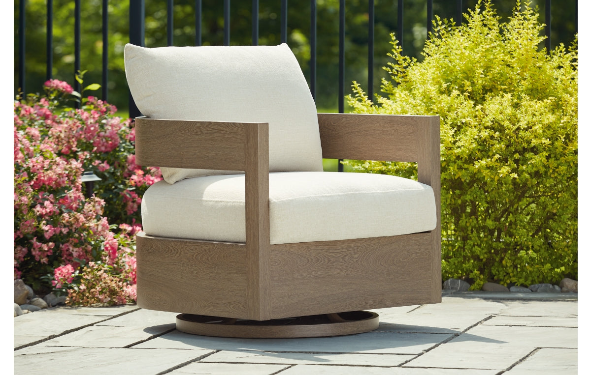 Serene Bay Outdoor Swivel Glider Chair with Cushion