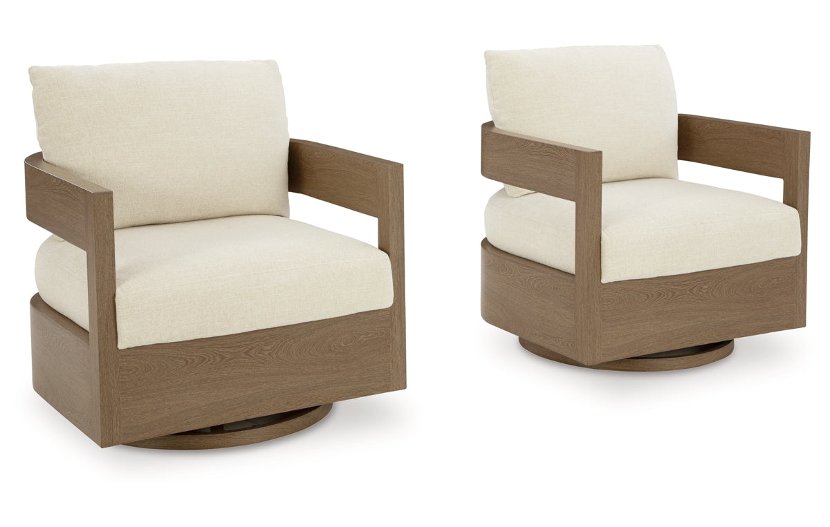 Serene Bay Outdoor Swivel Glider Chair with Cushion