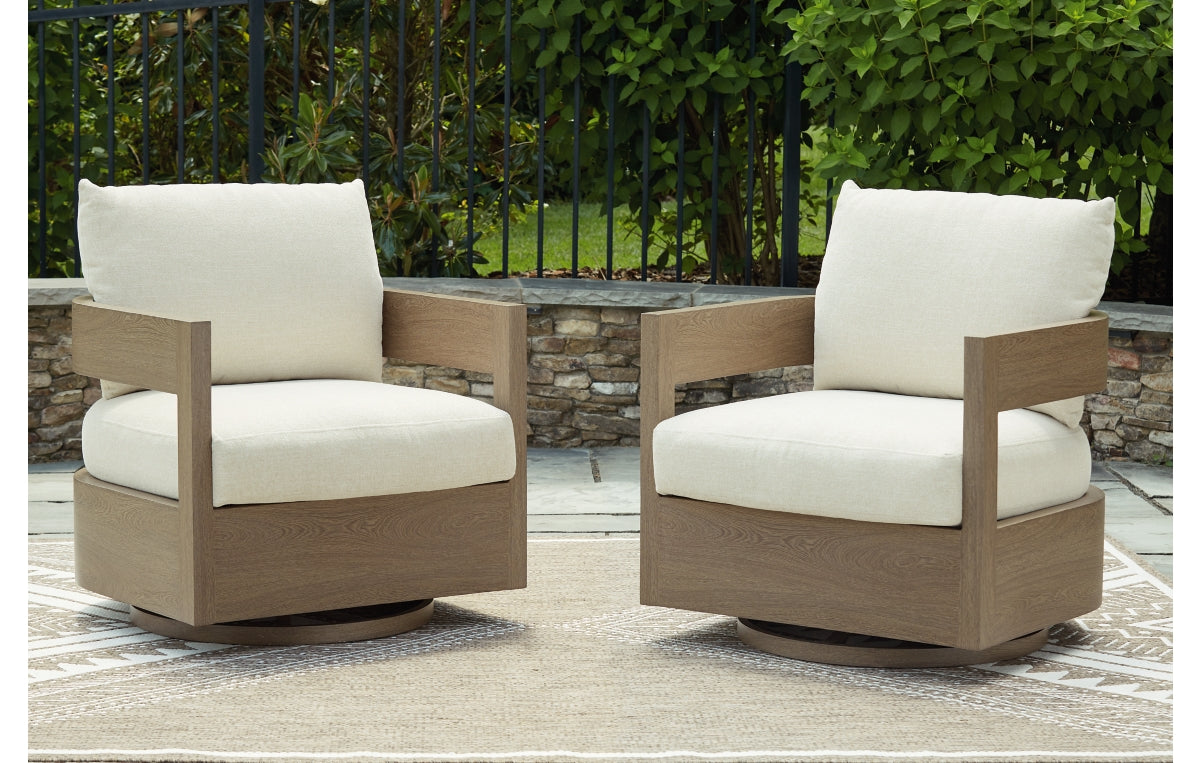 Serene Bay Outdoor Swivel Glider Chair with Cushion