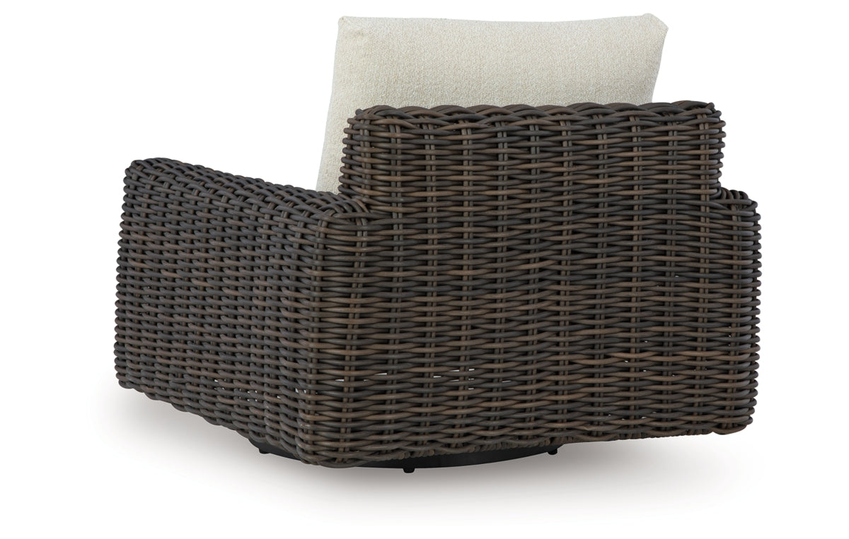 Kimora Outdoor Swivel Lounge Chair
