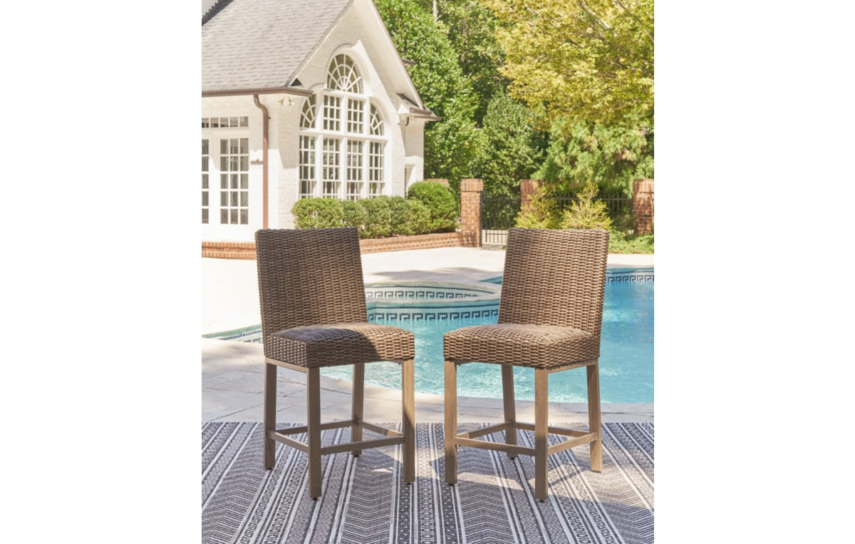Walton Bridge Outdoor Bar Stool (Set of 2)