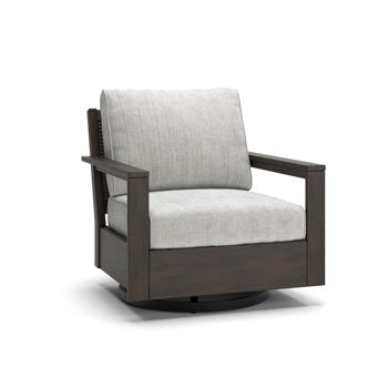 Mesa Valley Outdoor Swivel Lounge Chair with Cushion