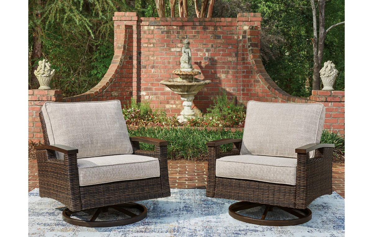 Monterey Point Outdoor Swivel Lounge Chair (Set of 2)