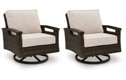Monterey Point Outdoor Swivel Lounge Chair (Set of 2)