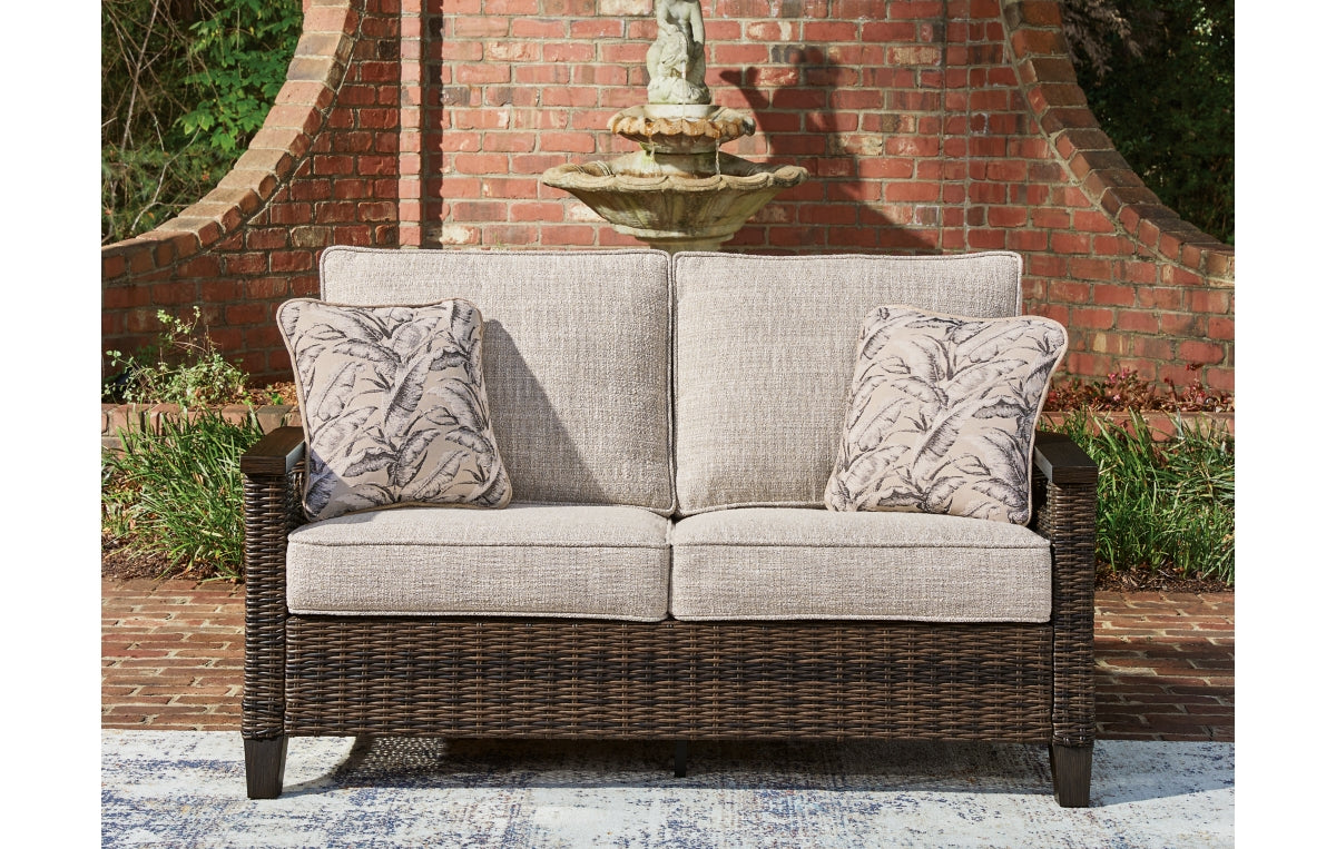 Monterey Point Outdoor Loveseat with Cushion