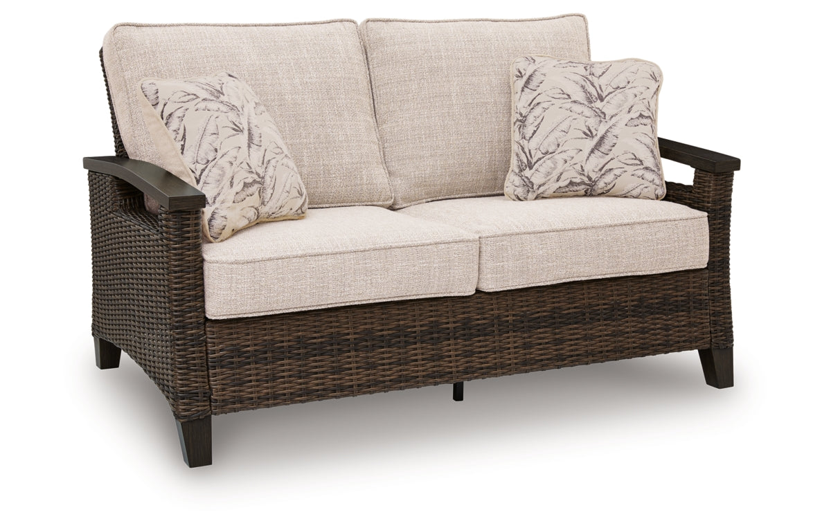 Monterey Point Outdoor Loveseat with Cushion