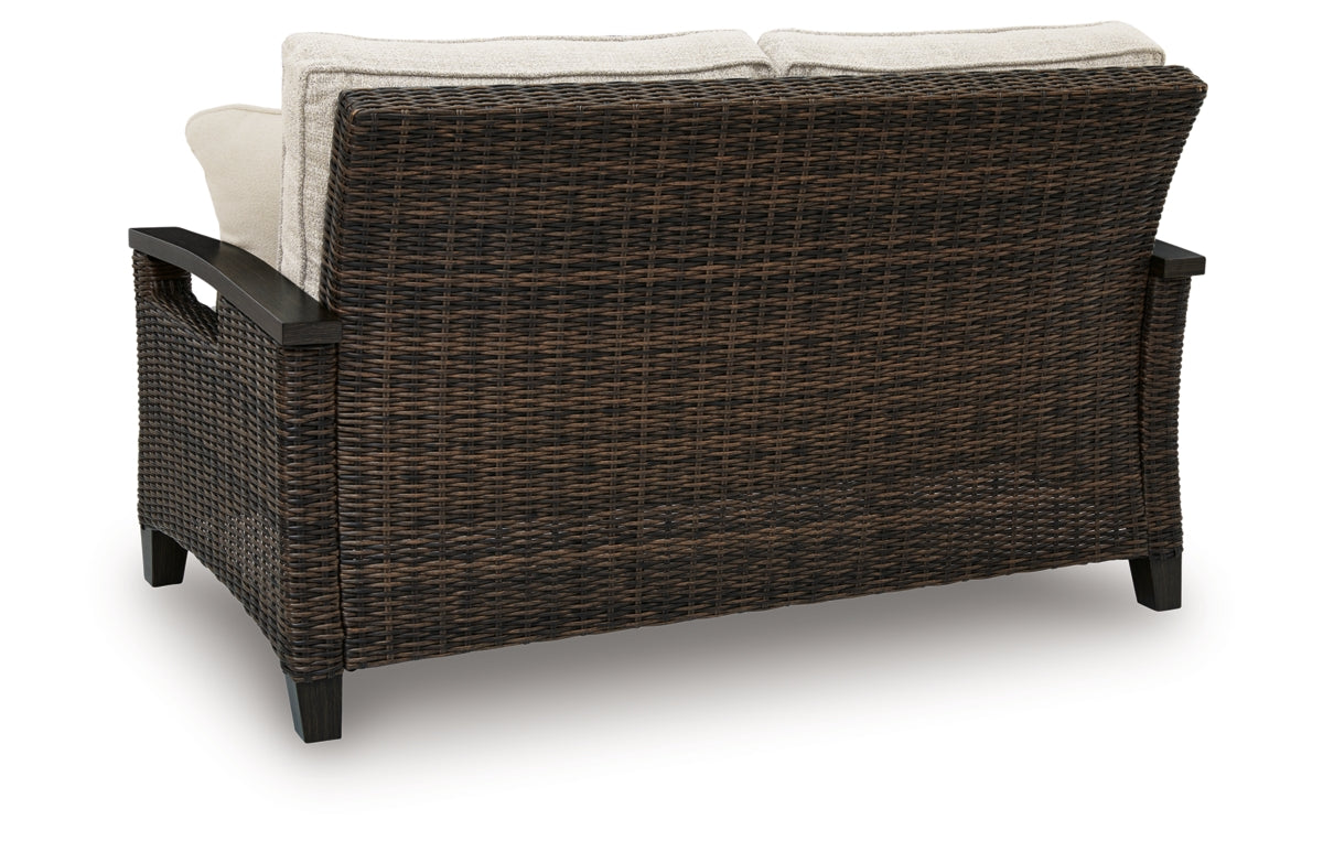 Monterey Point Outdoor Loveseat with Cushion