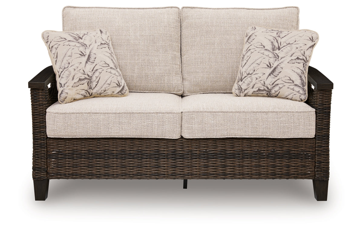Monterey Point Outdoor Loveseat with Cushion