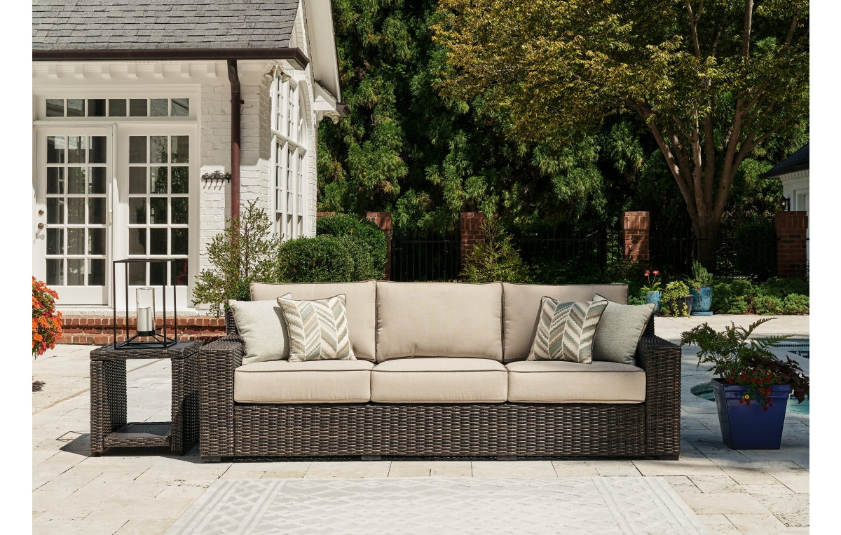 Coastline Bay Outdoor Sofa with Cushion