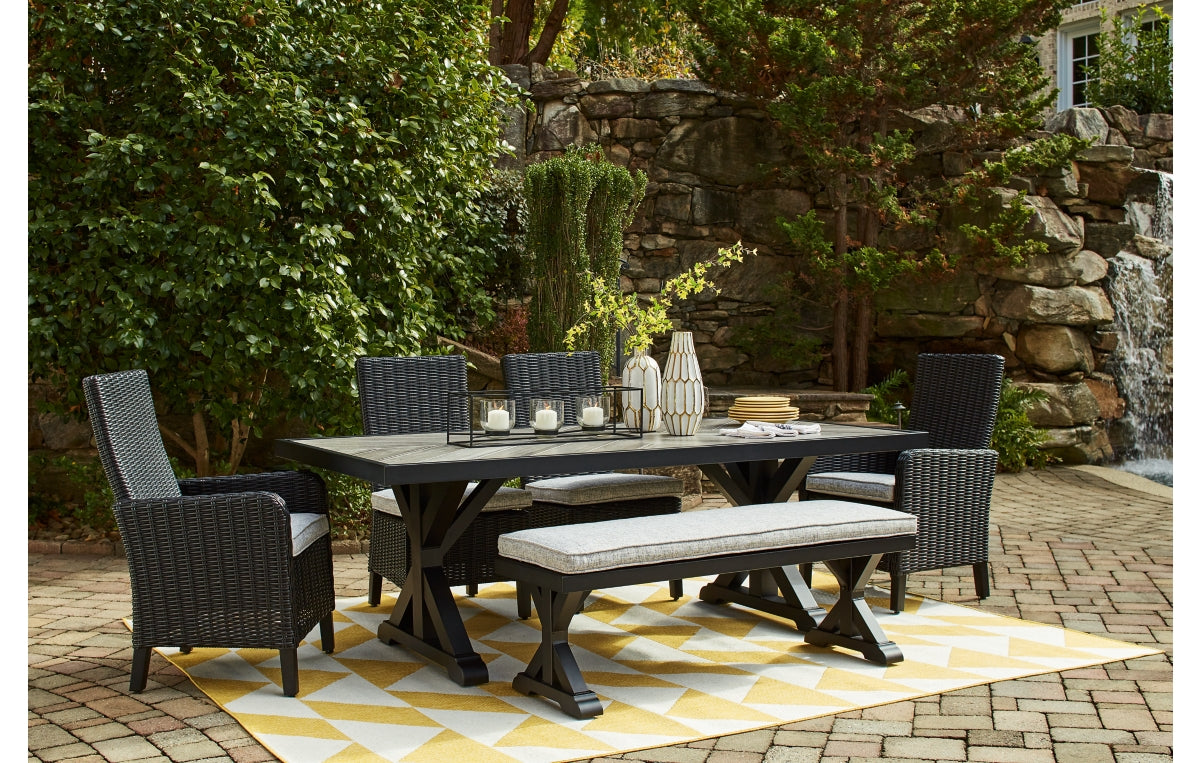 Beachcroft Outdoor Bench with Cushion