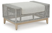 Seton Creek Outdoor Ottoman with Cushion