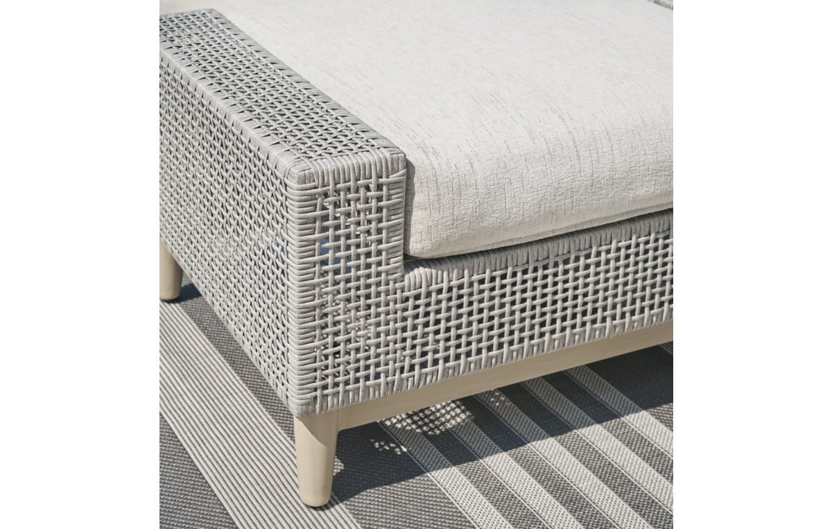 Seton Creek Outdoor Ottoman with Cushion