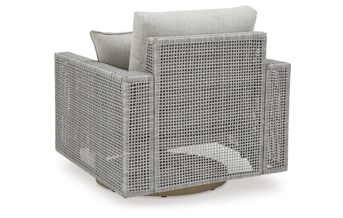 Seton Creek Outdoor Swivel Lounge with Cushion