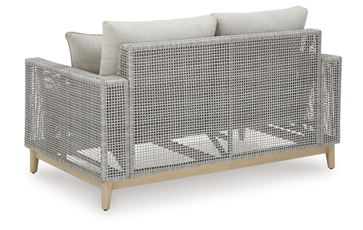 Seton Creek Outdoor Loveseat with Cushion