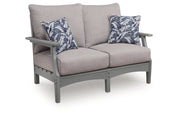 Cove Beach Outdoor Loveseat with Cushion