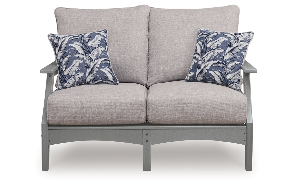 Cove Beach Outdoor Loveseat with Cushion