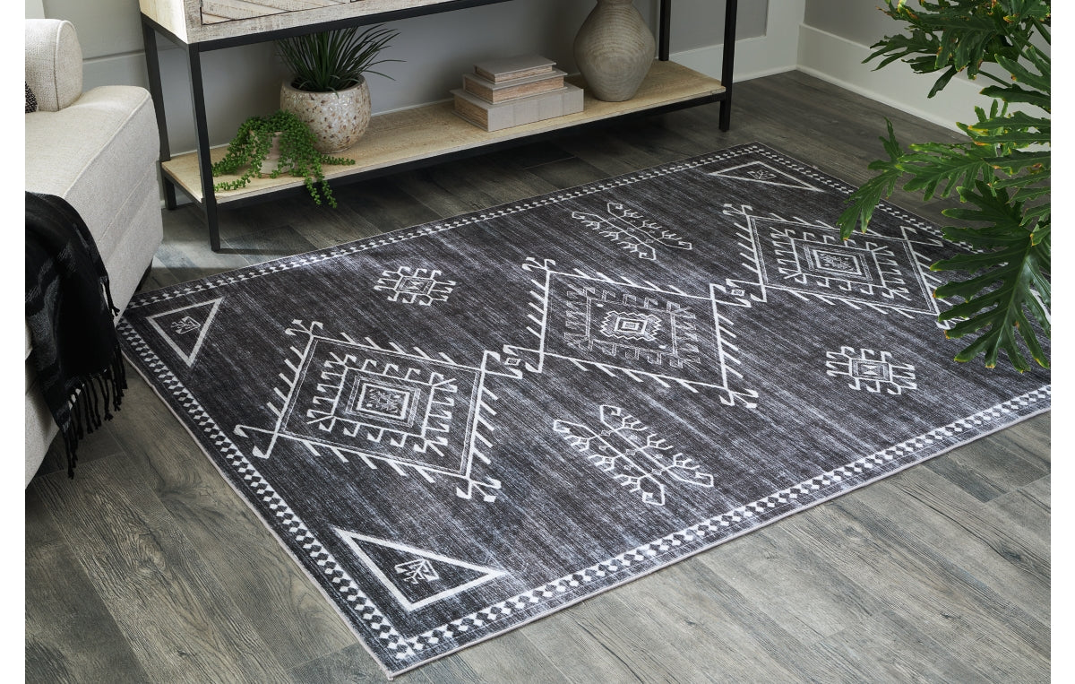Arloman 5' x 7' Washable Rug