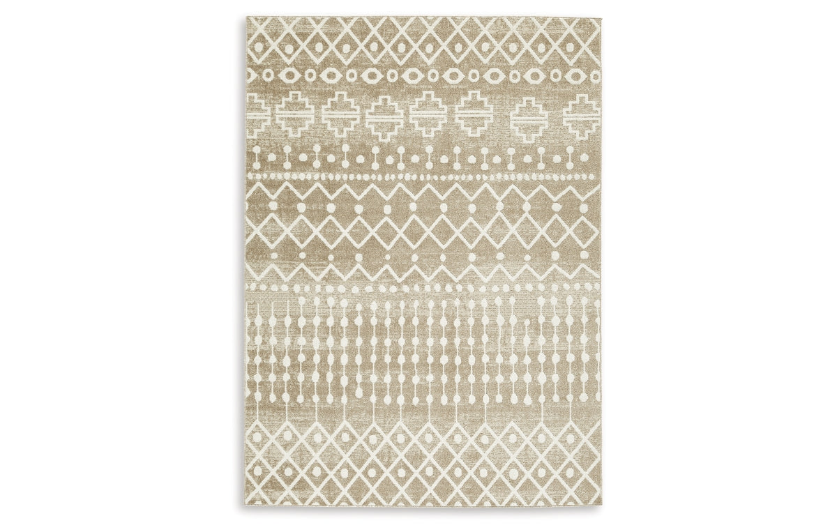 Bunchly 4'11" x 7'2" Washable Rug