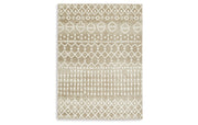 Bunchly 4'11" x 7'2" Washable Rug