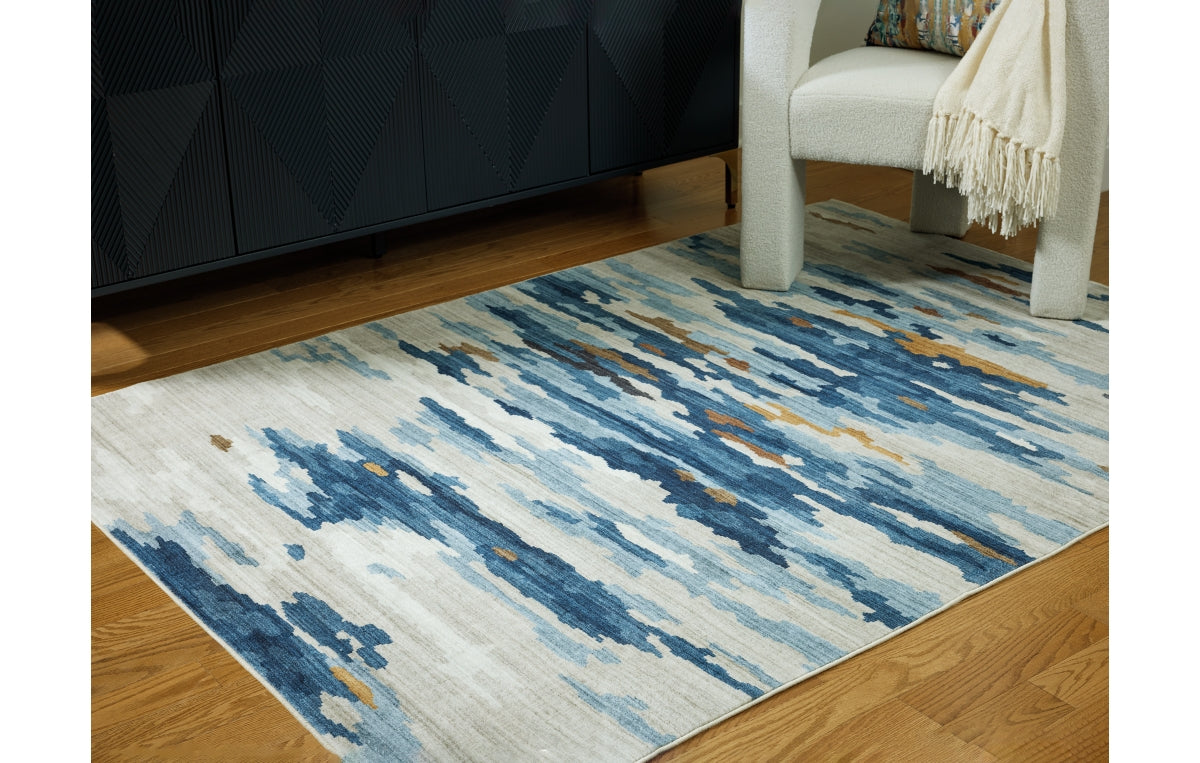 Vinlett 5' x 7' Washable Rug