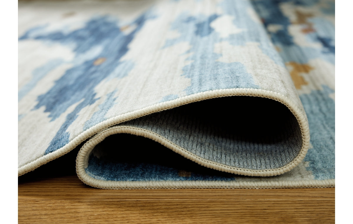 Vinlett 5' x 7' Washable Rug