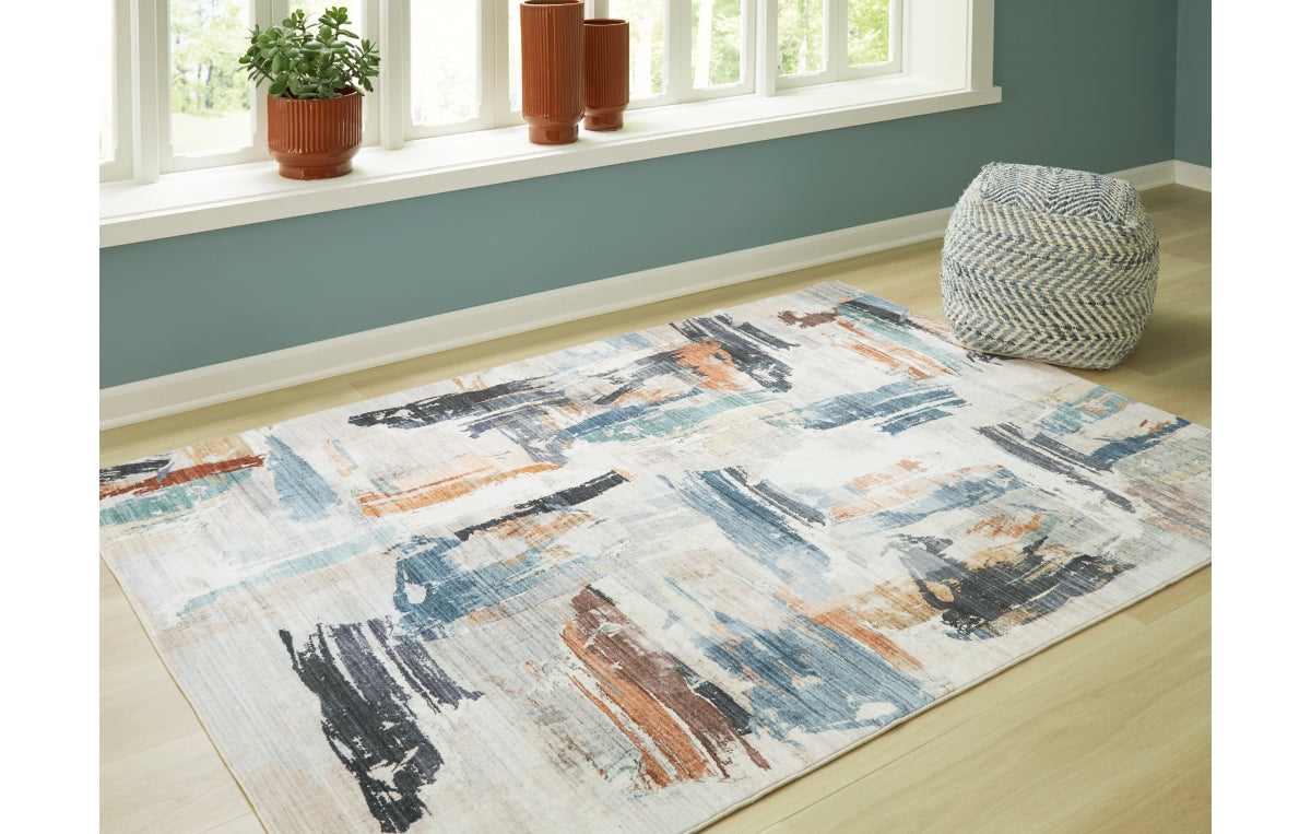 Hessland 5' x 7' Washable Rug