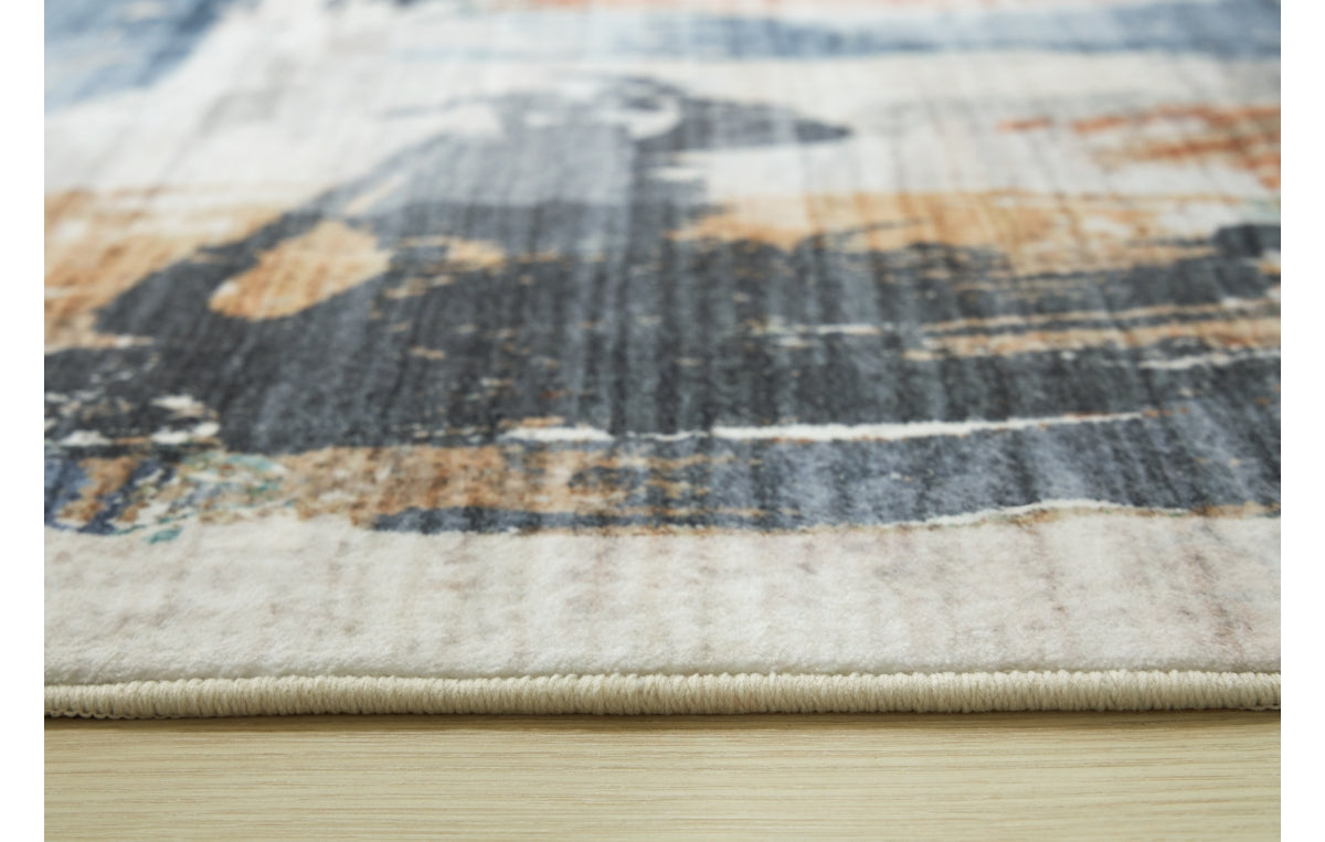 Hessland 5' x 7' Washable Rug