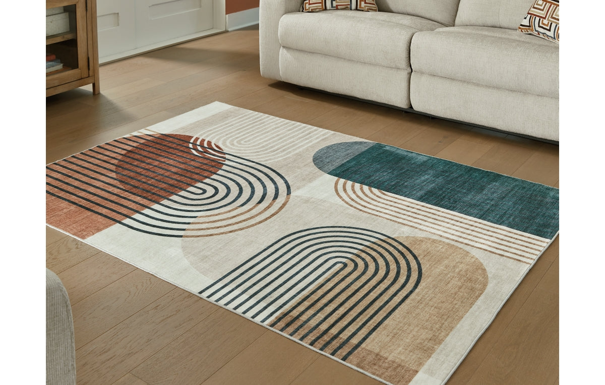 Farrendale Washable 5' x 7' Area Rug