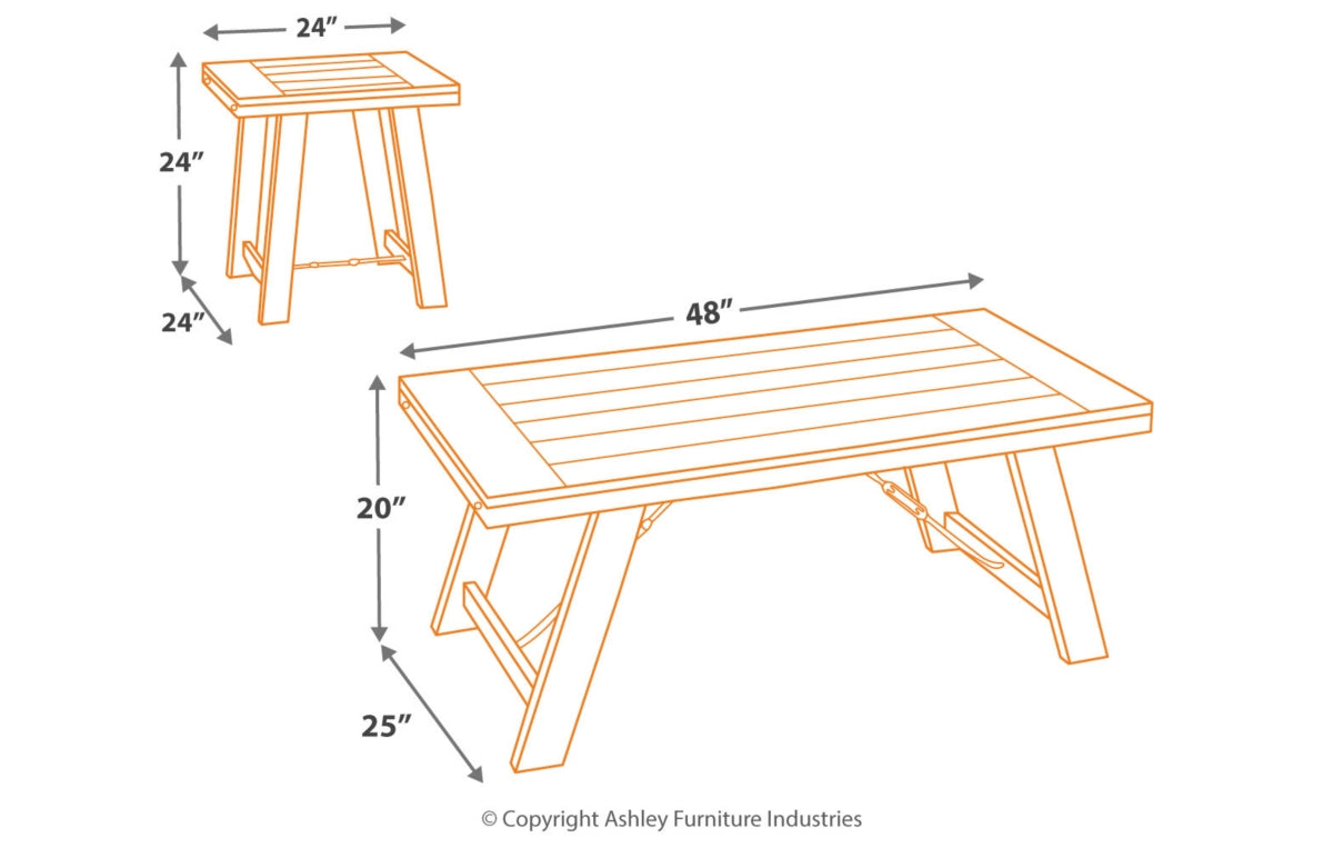 Noorbrook Table (Set of 3)