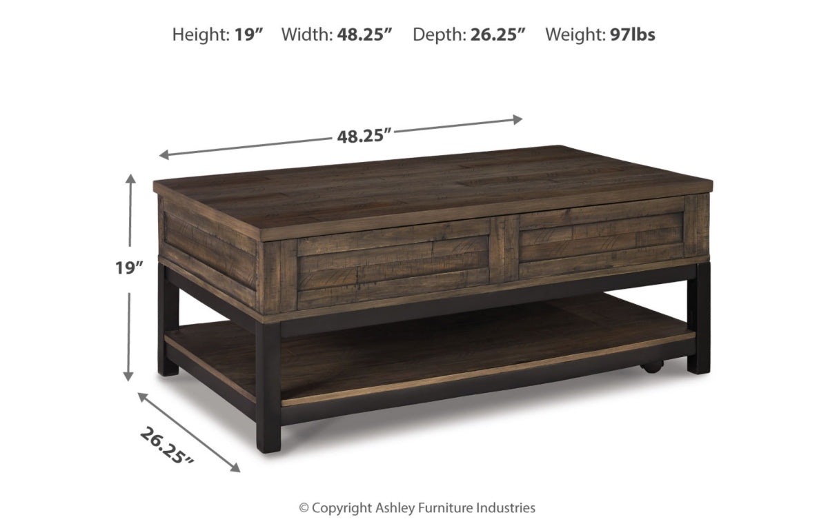 Johurst Coffee Table with Lift Top