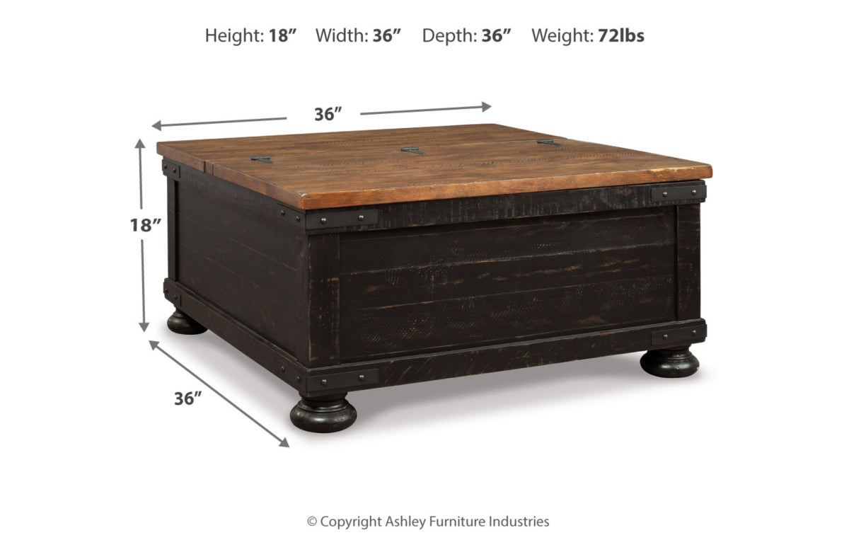 Valebeck Coffee Table with Lift Top