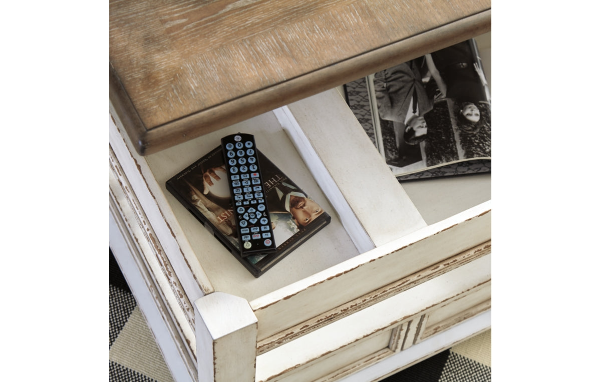 Realyn Coffee Table with Lift Top