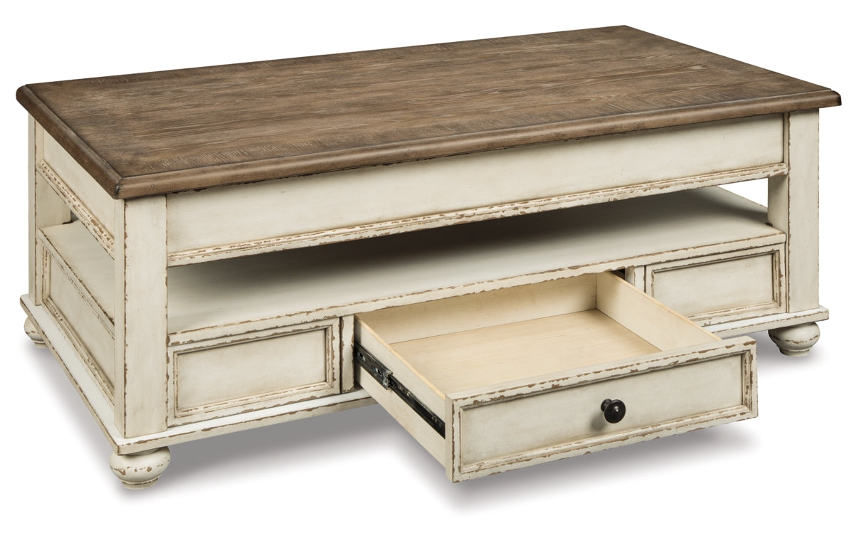 Realyn Coffee Table with Lift Top