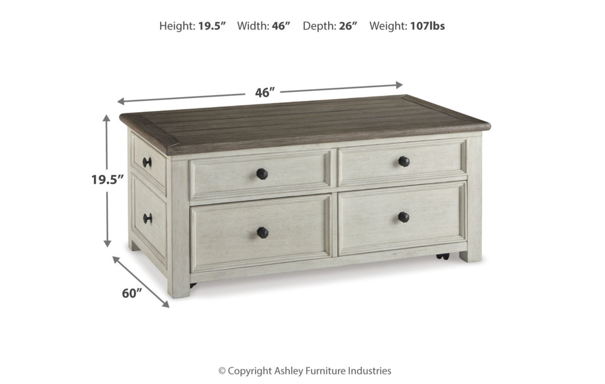 Bolanburg Coffee Table with Lift Top