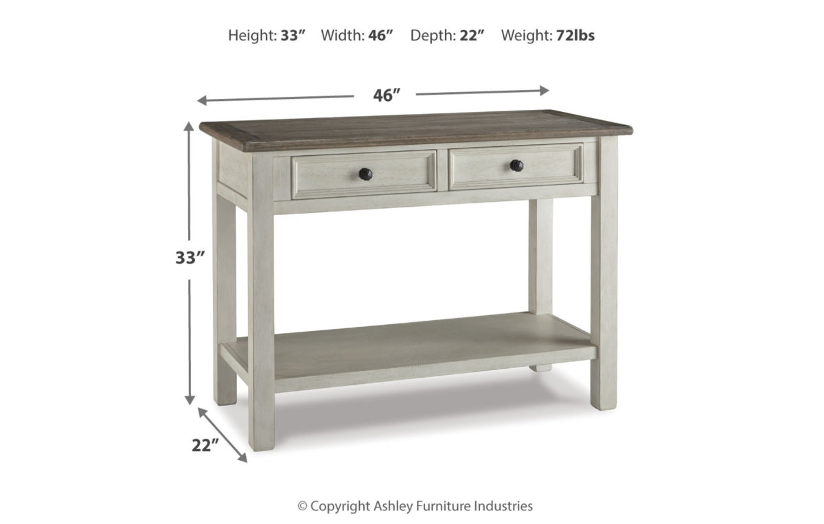 Bolanburg Sofa/Console Table
