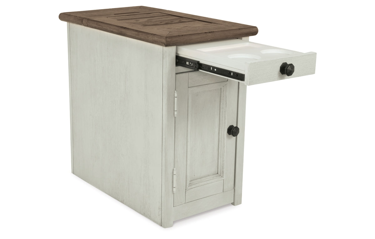 Bolanburg Chairside End Table with USB Ports & Outlets