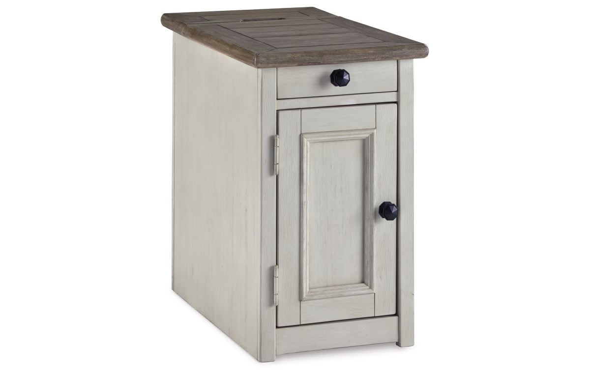 Bolanburg Chairside End Table with USB Ports & Outlets