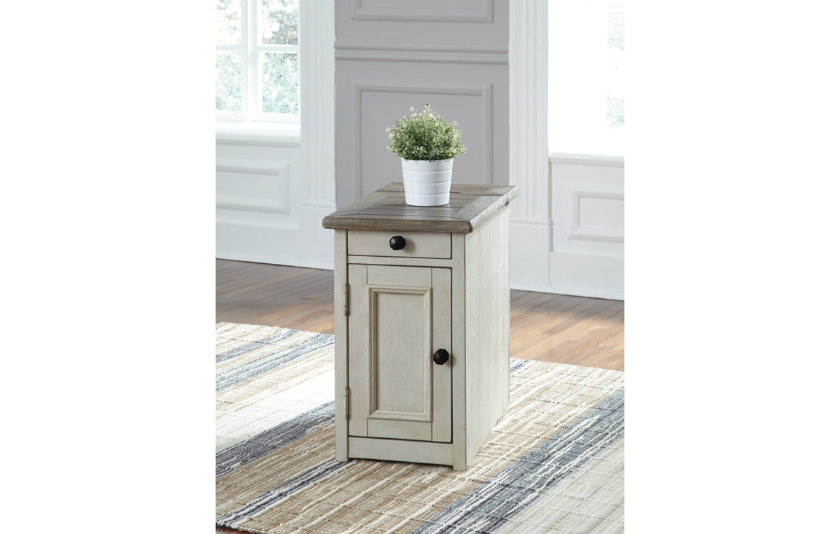 Bolanburg Chairside End Table with USB Ports & Outlets
